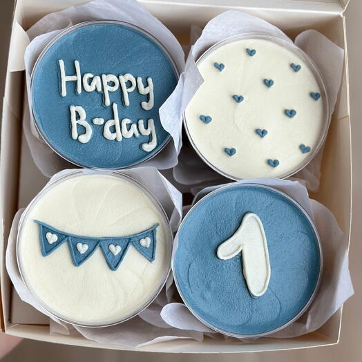 Трайфлы на день рождения — набор десертов happy birthday