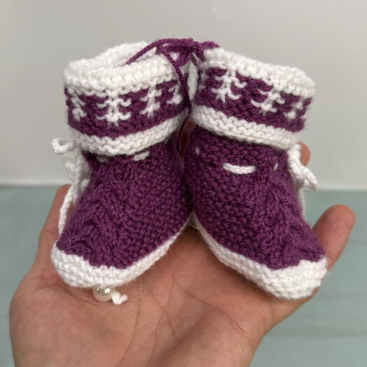 Пинетки из натуральной шерсти