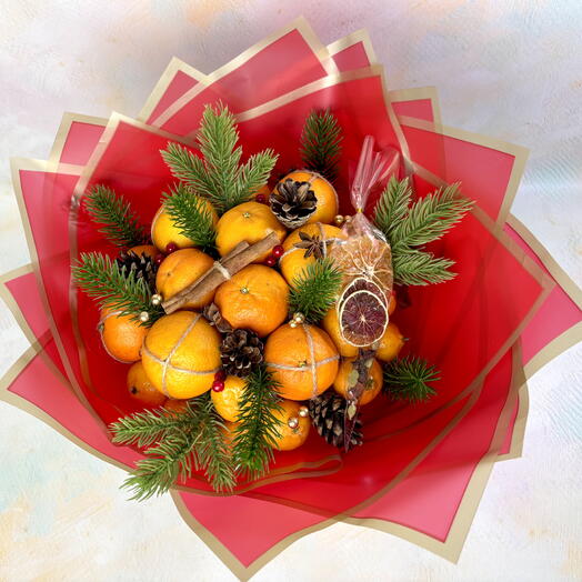 Букет Глинтвейн из мандаринов и специй