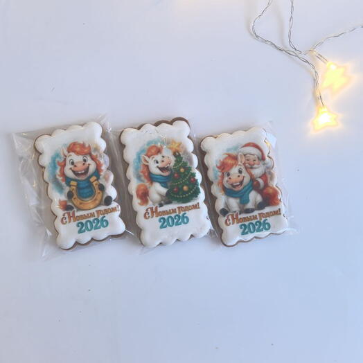 Оживающие имбирные пряники Лошадки с анимацией, 6×10 3 шт