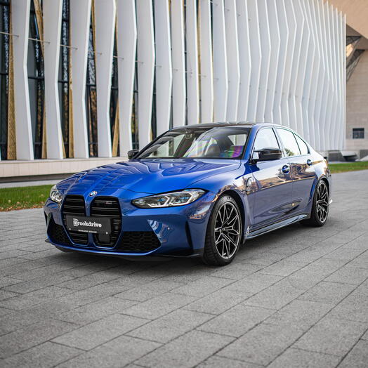 Подарочный сертификат «Аренда автомобиля BMW M3 Competition (G80)» (1 сутки, 1 человек)