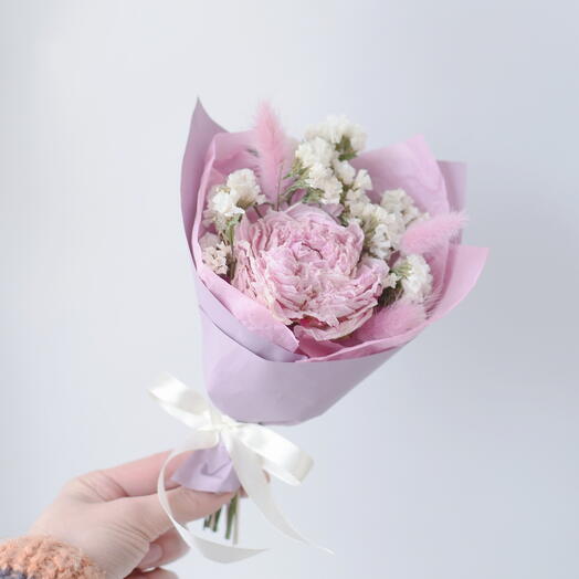 Букет комплимент из сухоцветов