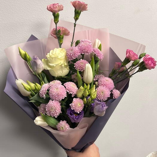 Bukiet Rożowy anioł