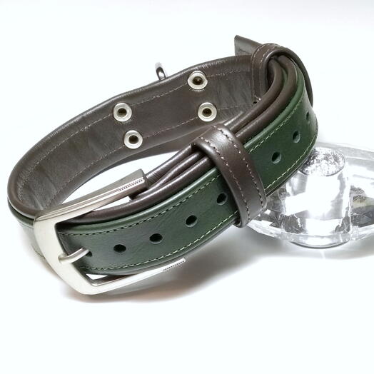 Ошейник двухцветный для крупных пород собак