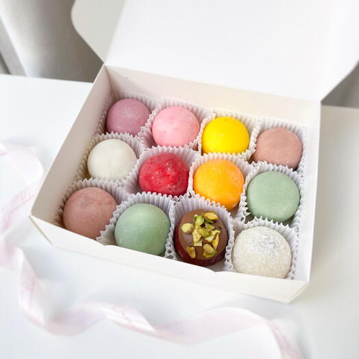 Большой набор Моти ассорти 12 шт, сладкий подарок