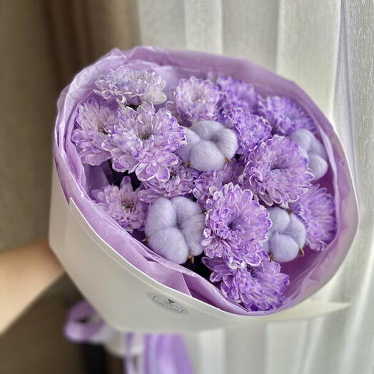 Букет хризантем💜