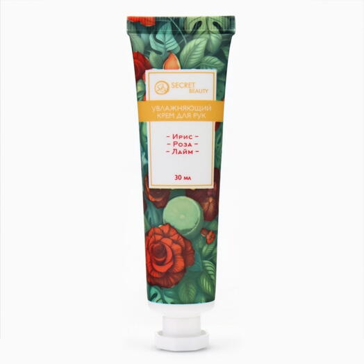 Крем для рук с ароматом цветов увлажняющий Secret Beauty, 30 мл