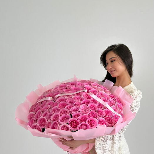 Букет Мандала - 101 роза