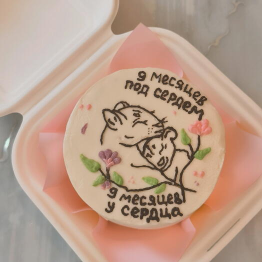 Бенто торт львица