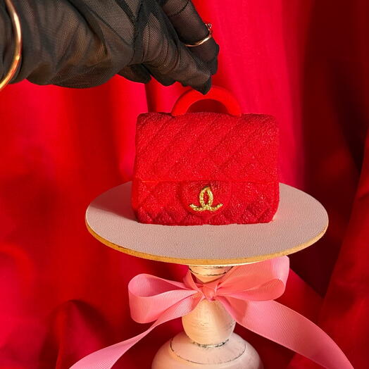 Муссовый бенто торт Красная сумочка подарок на 8 Марта, День рождения маме, сестре, подруге, любимой, коллеге, корпоративные