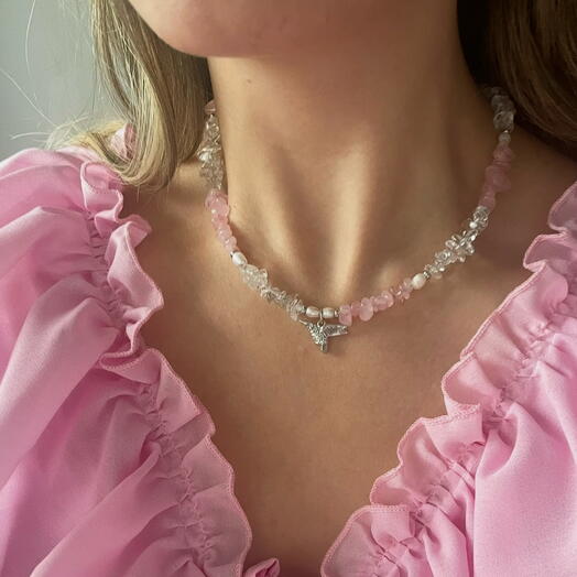 Колье из натуральных камней