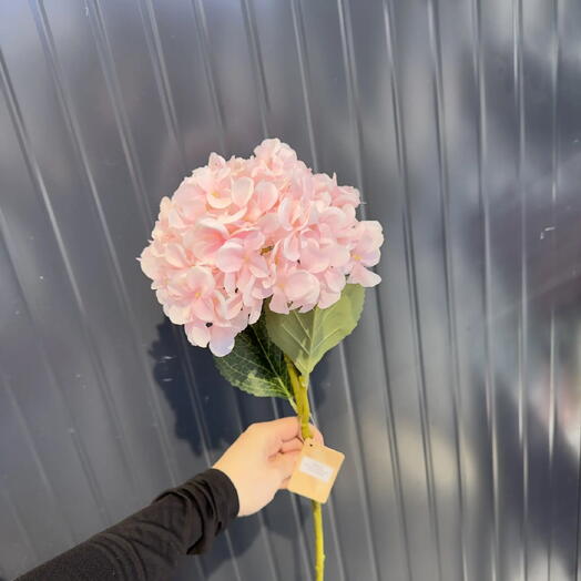 Искусственная розовая гортензия