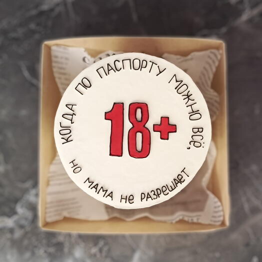 Бенто торт на 18 лет