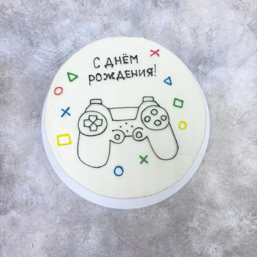 Торт с джойстиком