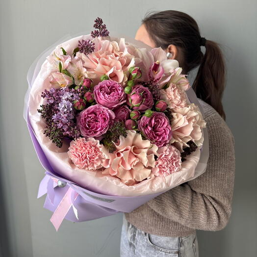 Букет с сиренью 😍💐