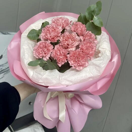 Букет с диантусами