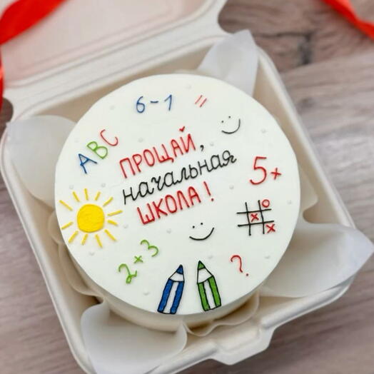 Бенто-торт «Прощай, начальная школа»