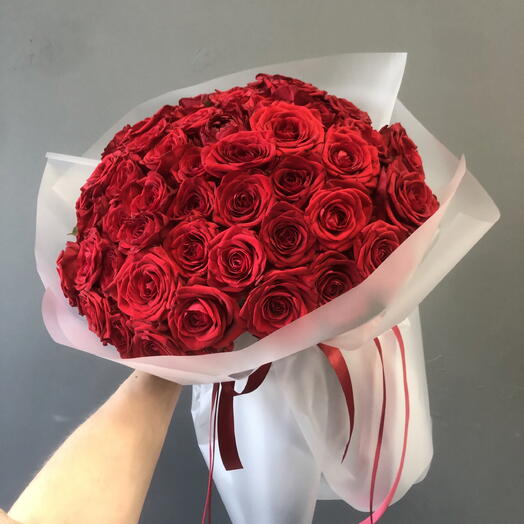 Букет из 51 красной розы