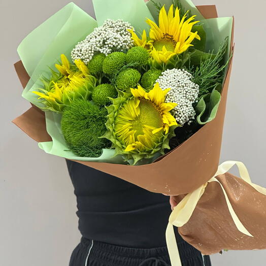 Букет из подсолнуха 🌻