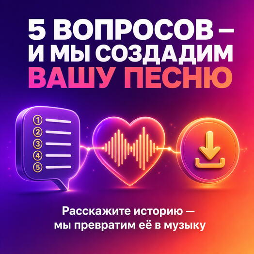 Подарочный сертификат "AI-песня на заказ"