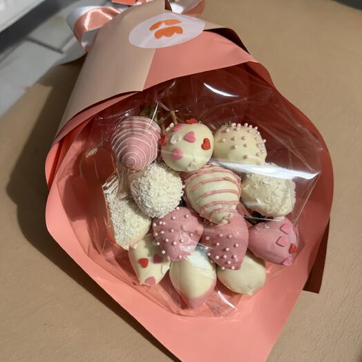 Букет клубника💕, 13 штук