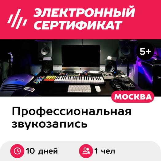 Подарочный сертификат Создание авторской аранжировки, 1 композиция (Москва) (Москва)