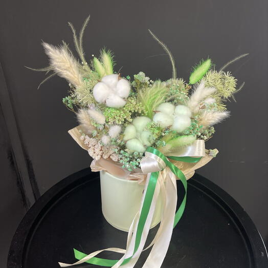 A compliment of dried flowers