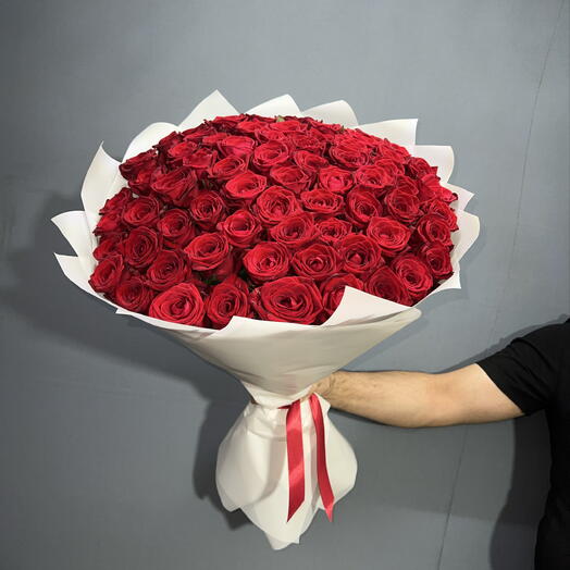 🌹71 КРАСНАЯ РОЗА РЕД НАОМИ🌹
