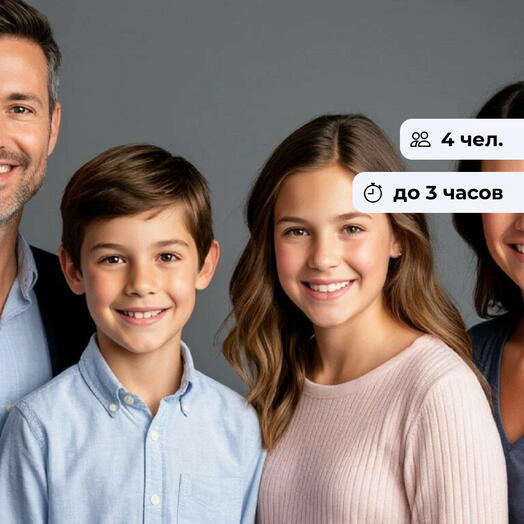 Family Light. Фотосессия для семьи