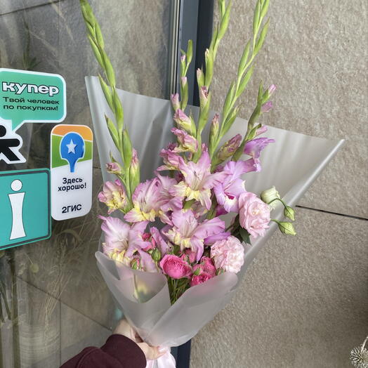 Букет из гладиолусов