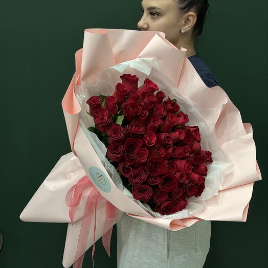 51 роза красная🌹