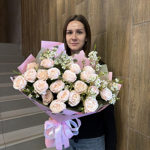 Пионовидные розочки для неё