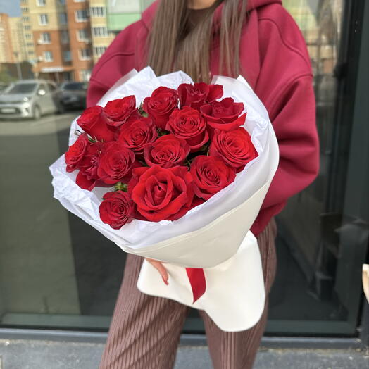 Букет из роз «Chanel»
