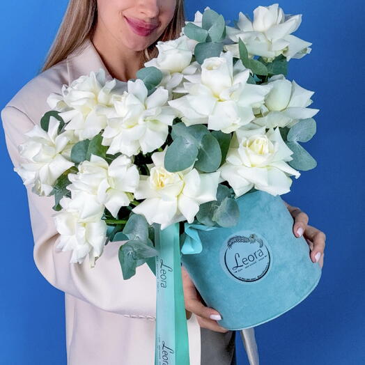 Букет из французских роз . Композиция 2047. Leoraflowers
