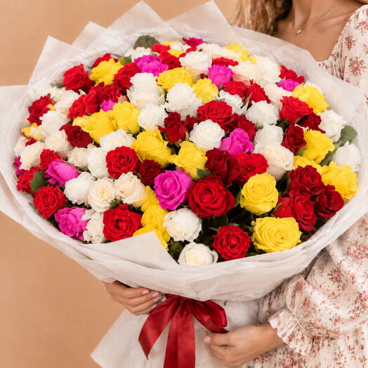 101 Rose mix 50 cm