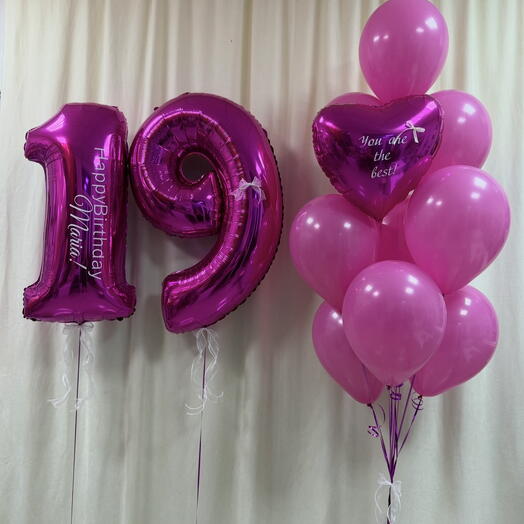 Шары для девочки 19 лет