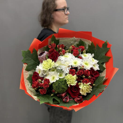 Букет Алая королева