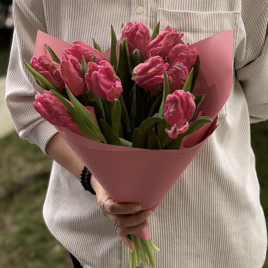 Букет из тюльпанов «Крокодил💕»