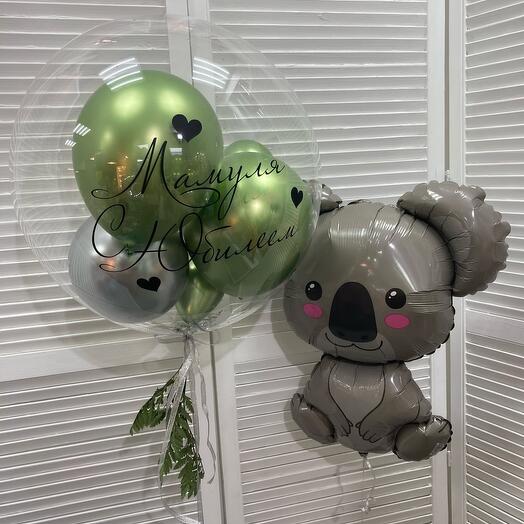 Composition "Koala", 2 balls