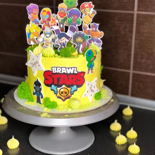 Brawl Stars детский торт