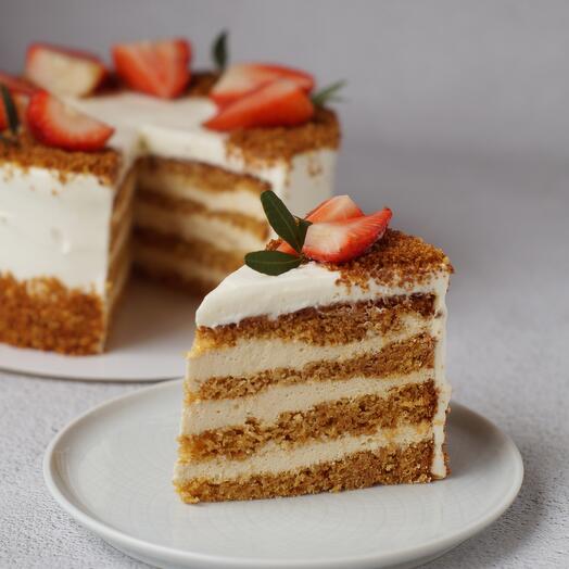 Caramel Honey cake