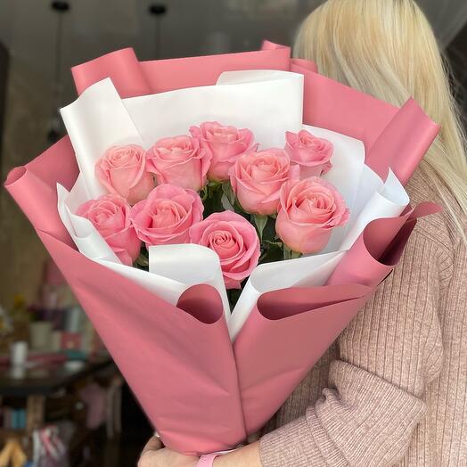 Букет нежности и красоты 🌸 с розовыми розами