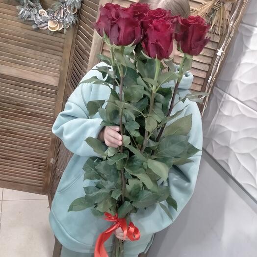 7 rosas rojas (Holandesas, las más persistentes)