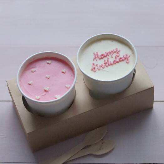Торты в стакане Cake to go happy birthday