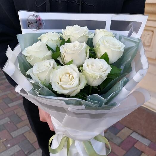 Ramo de rosas blancas