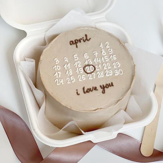 Bento Cake Calendar