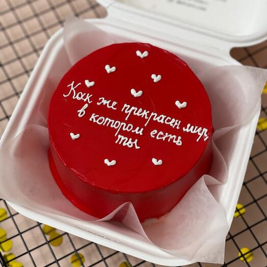 Бенто торт девушке