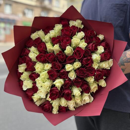 101 Roses 40-50 cm mix