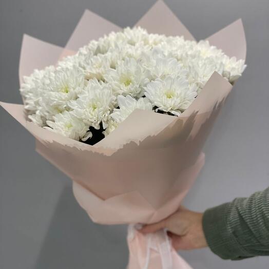 Букет из кустовых хризантем