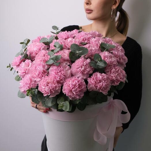 Коробка с диантусами